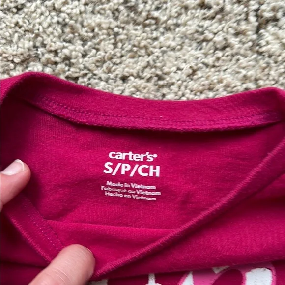 2 - Carters girls size small hot chocolate candy cane & St Patrick's shirts - Picture 5 of 5